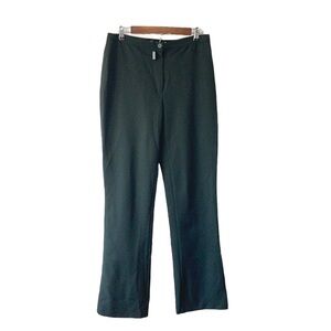 Anna Sui Anthroplogie Green Wool Trouser Pants Work Office Anthro Cool Size 46